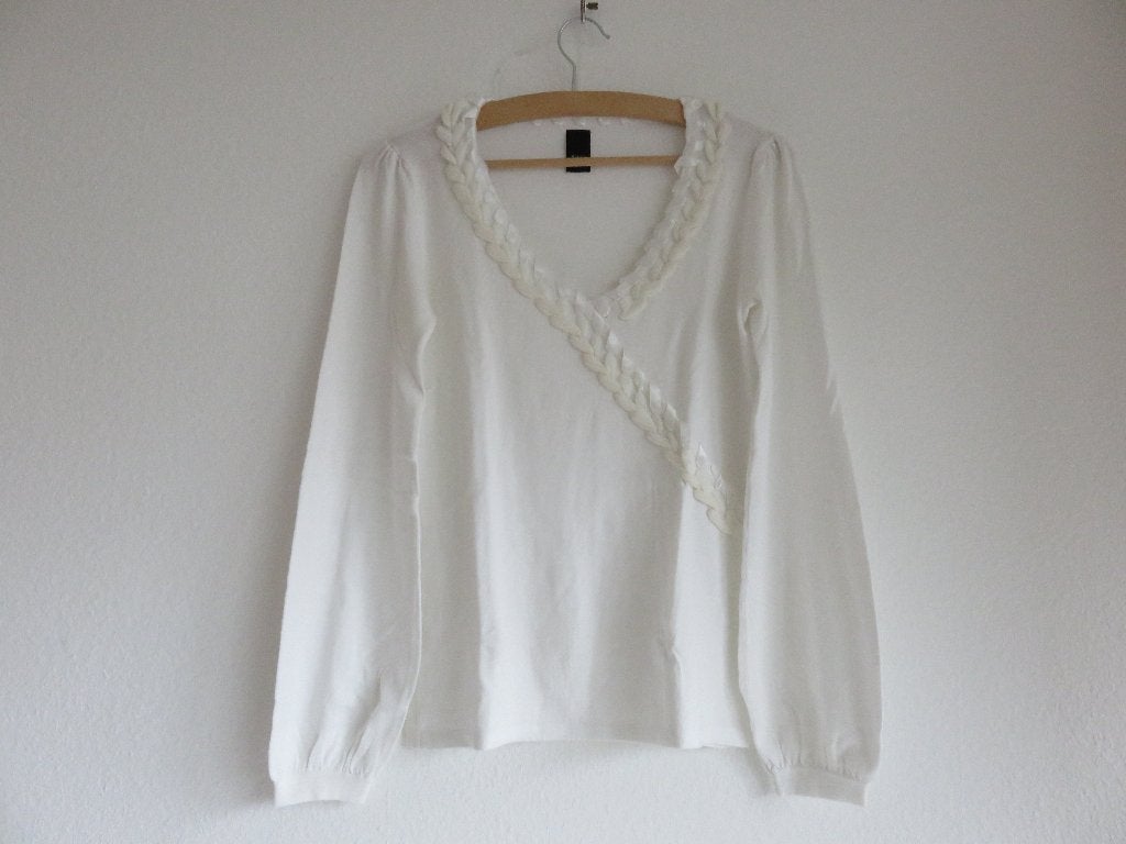 Heine Best Connections witte trui, zijde halslijn mt 38, Kleding | Dames, Truien en Vesten, Maat 38/40 (M), Wit, Ophalen of Verzenden