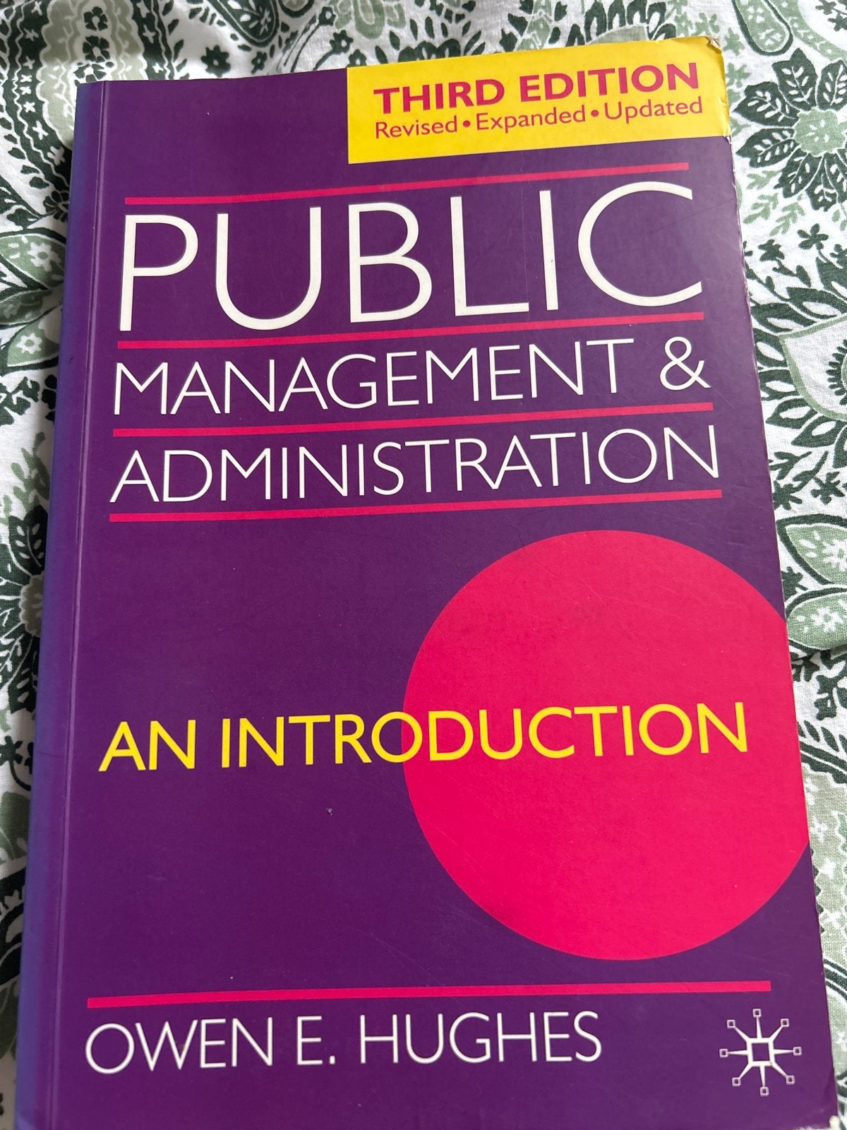 Public Management & Administration - Owen E. Hughes, Boeken, Ophalen of Verzenden, Gamma, Zo goed als nieuw, WO