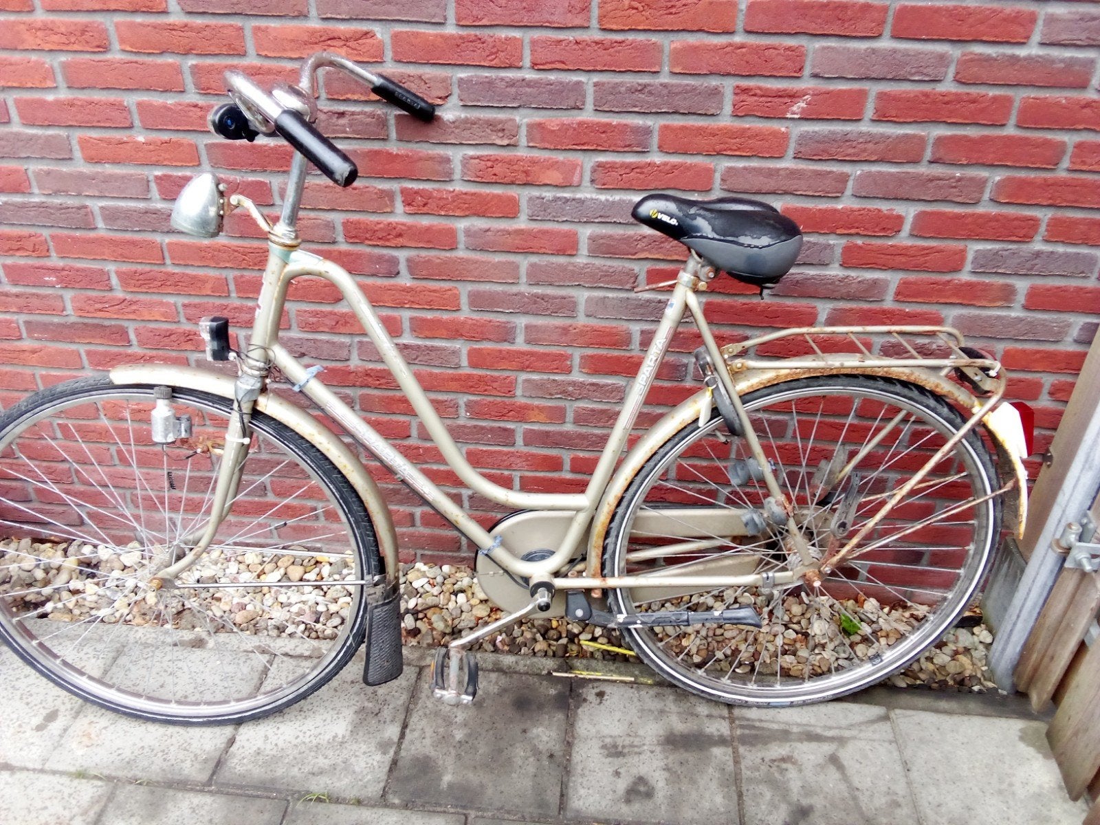 Oude Kroegfiets -, Terugtraprem, Ophalen, Overige merken, 53 tot 56 cm