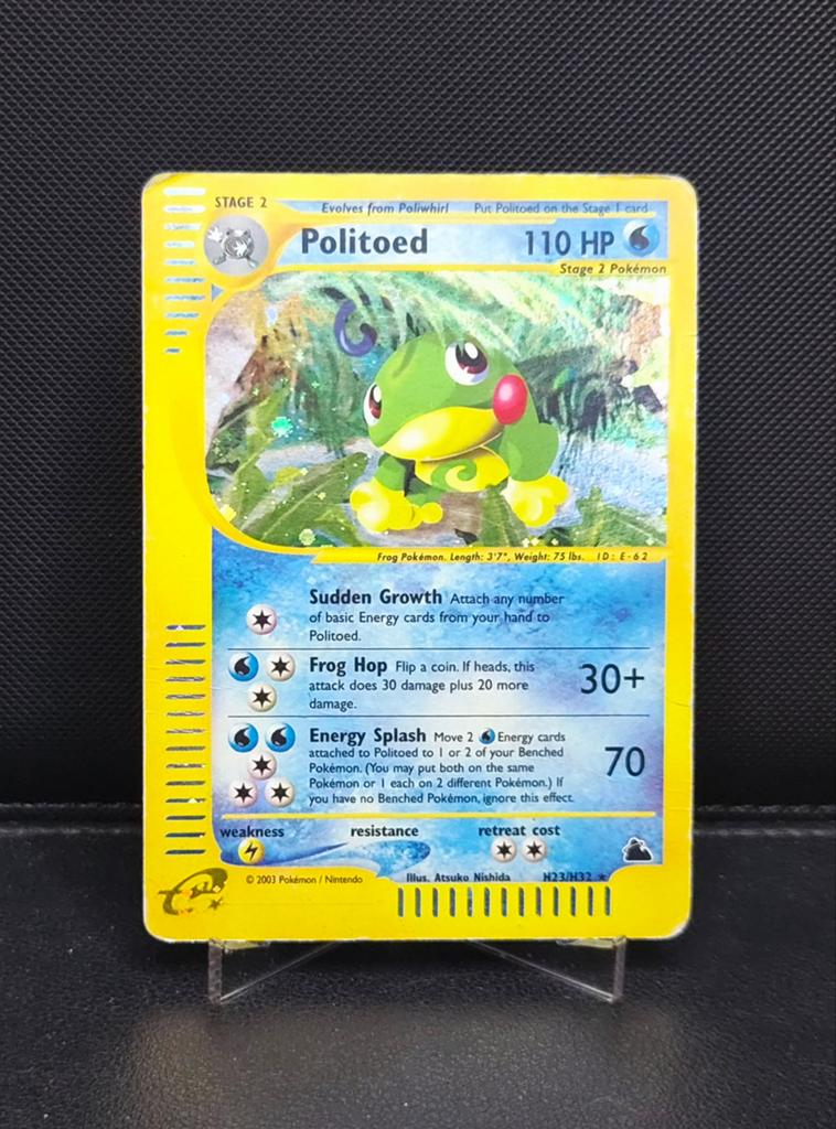 Politoed Holo H23/H32 Skyridge 2003, Ophalen of Verzenden, Zo goed als nieuw