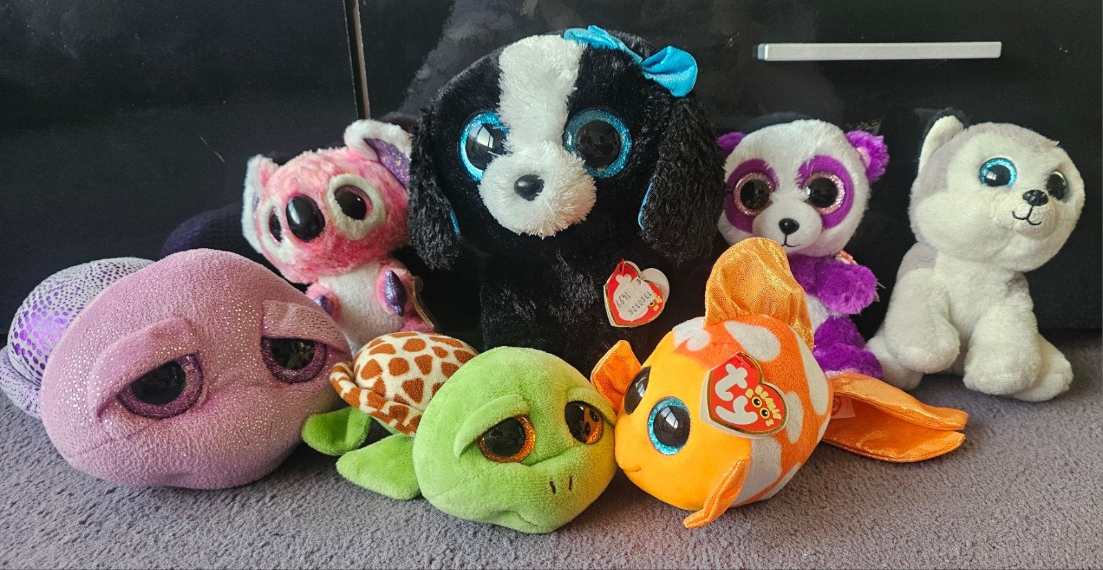 Leuke Ty Beanie Boos knuffels - Diverse dieren, Gebruikt, Met label, Middelgroot (20 tot 80 cm), Roze
