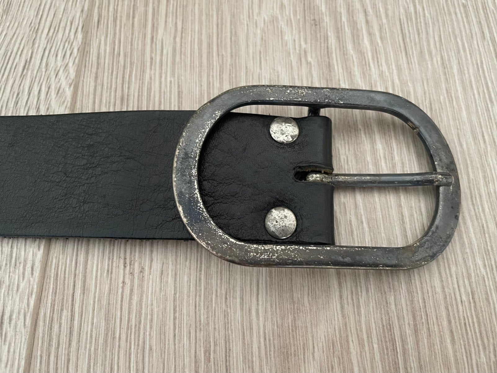Leren riem Petrol Industries Red Label zwart, Kleding | Dames, 3 tot 5 cm, 90 tot 100 cm, Tailleriem, Ophalen of Verzenden