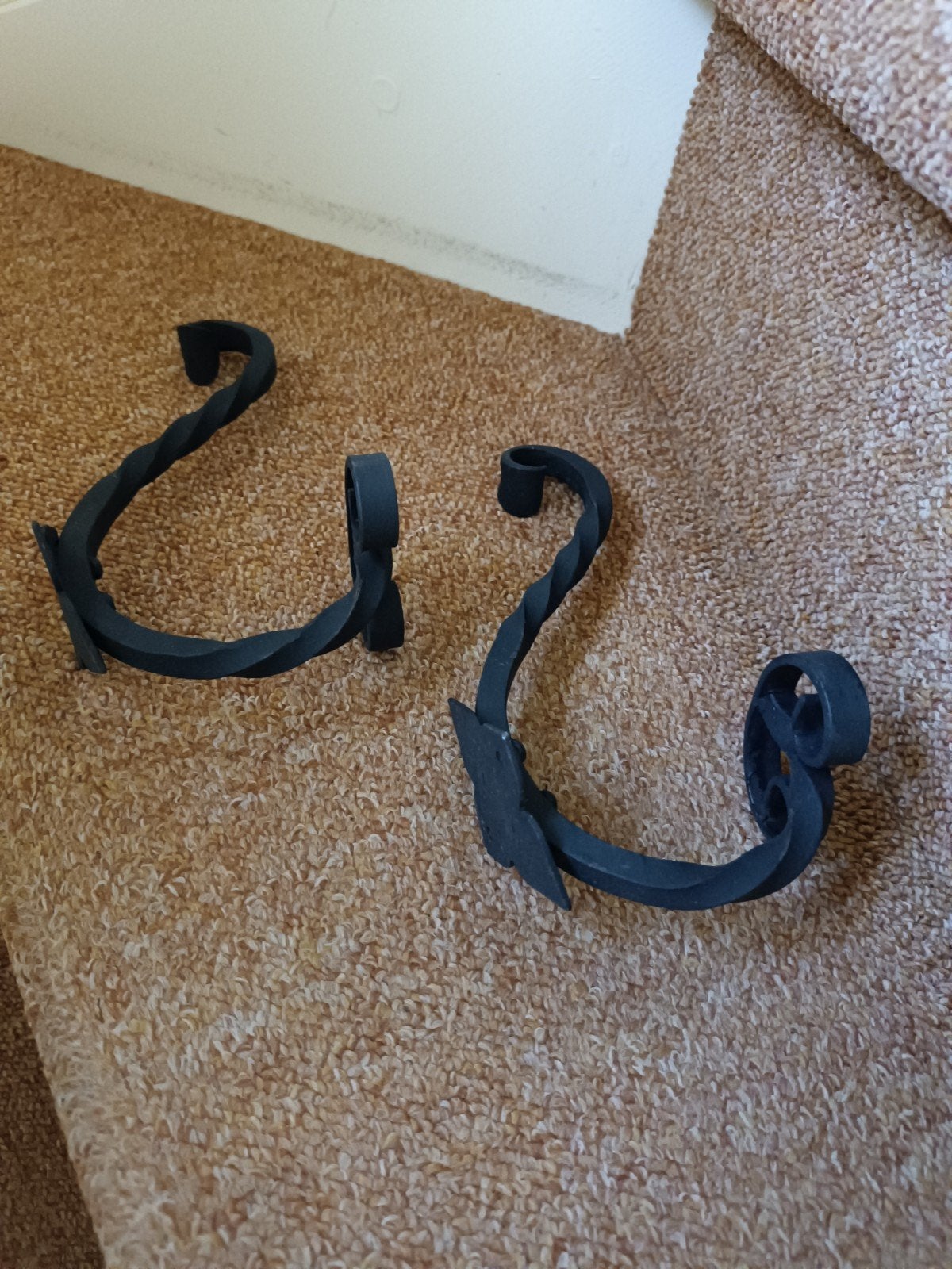 Wandhaken smeedijzer set van 2, Ophalen of Verzenden