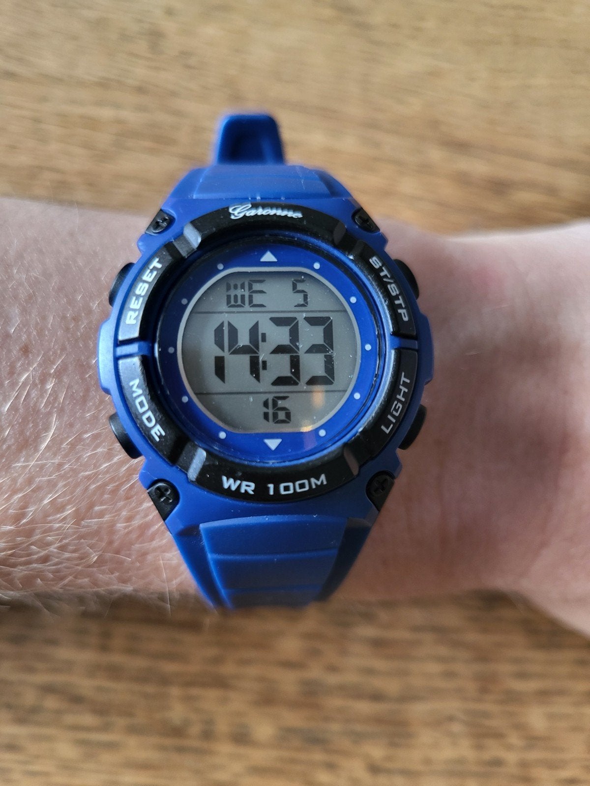 Garonne Kinderhorloge - Blauw Digitaal Horloge, Ophalen, Zo goed als nieuw, Blauw, Jongen of Meisje