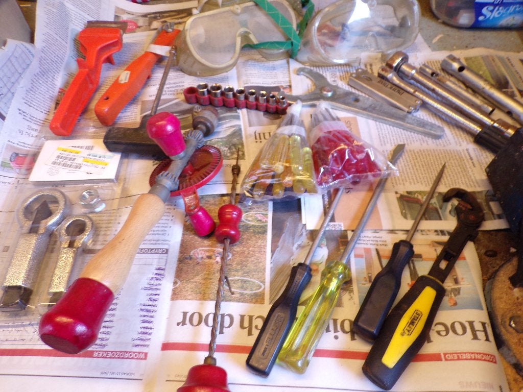 Partijtje handgereedschap, Doe-het-zelf en Verbouw, Ophalen of Verzenden, Gebruikt