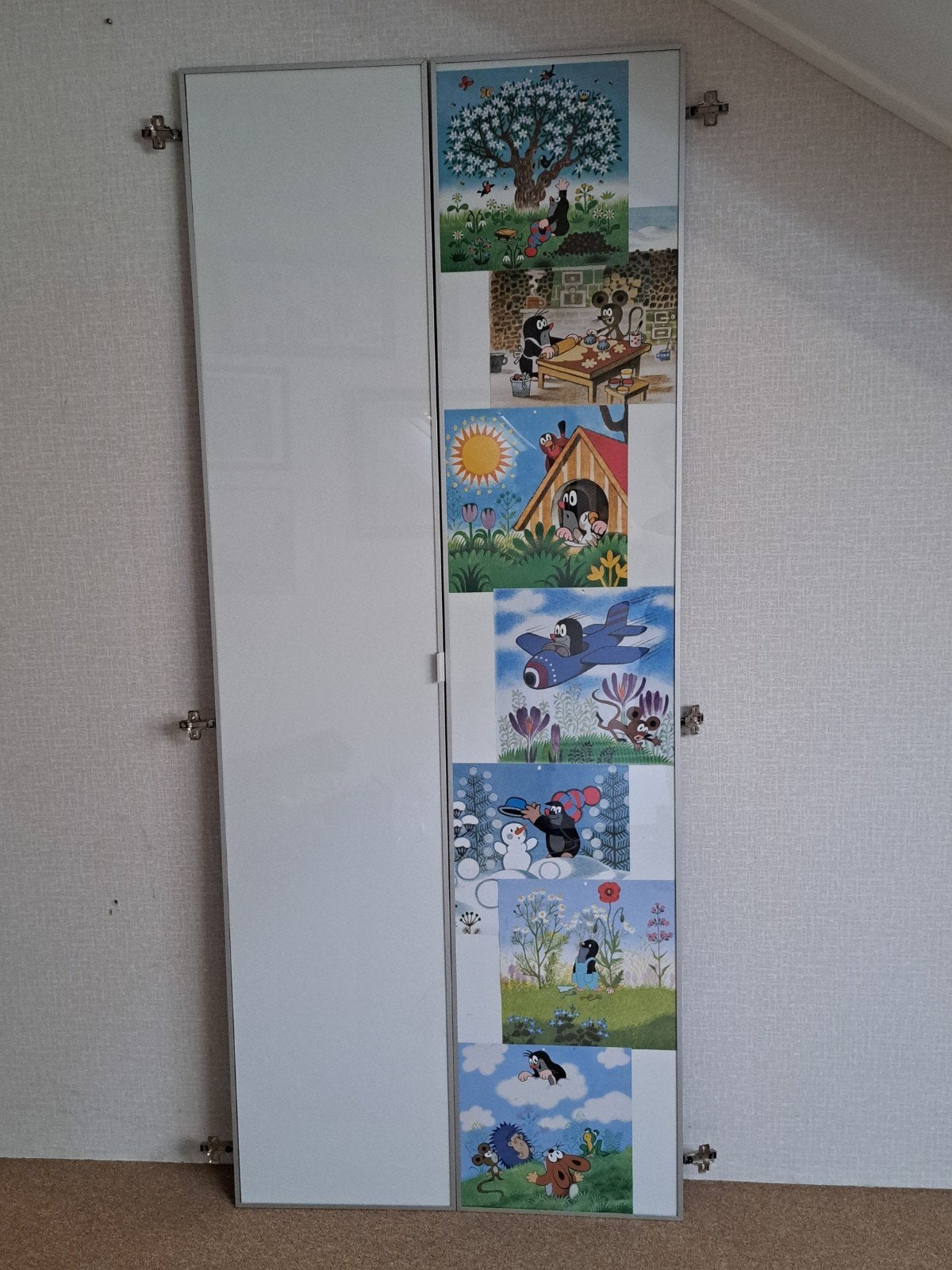 Ikea Billy deuren - twee - glas met scharnier 39 x 192 cm, Ophalen, 50 tot 100 cm, Glas, 150 tot 200 cm