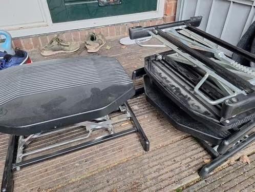 drie  opstap krukjes, zwart 3 stuks, Ophalen of Verzenden