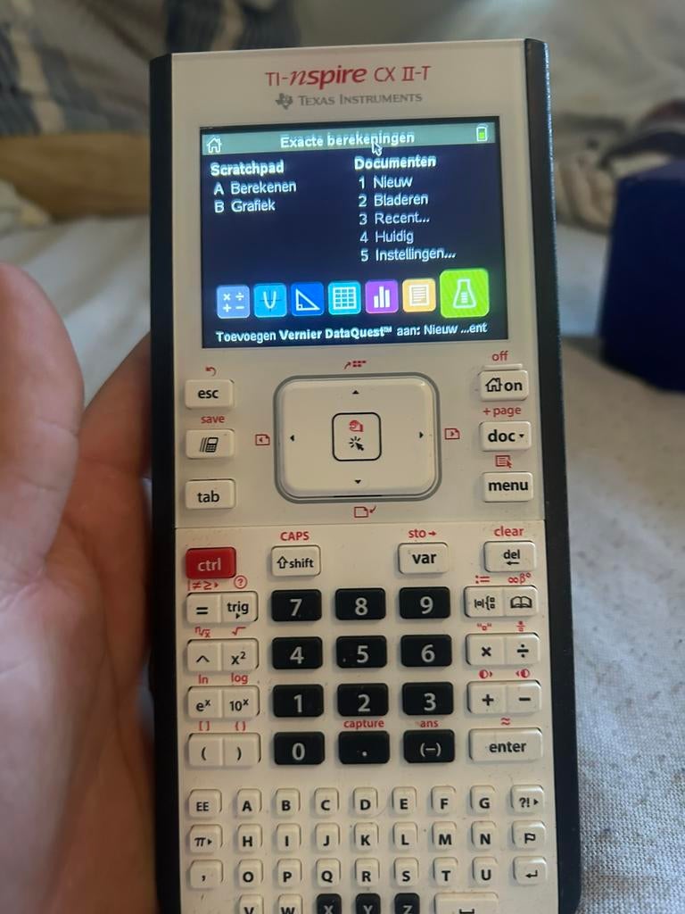 Texas instruments grafische rekenmachine, Ophalen, Grafische rekenmachine, Zo goed als nieuw