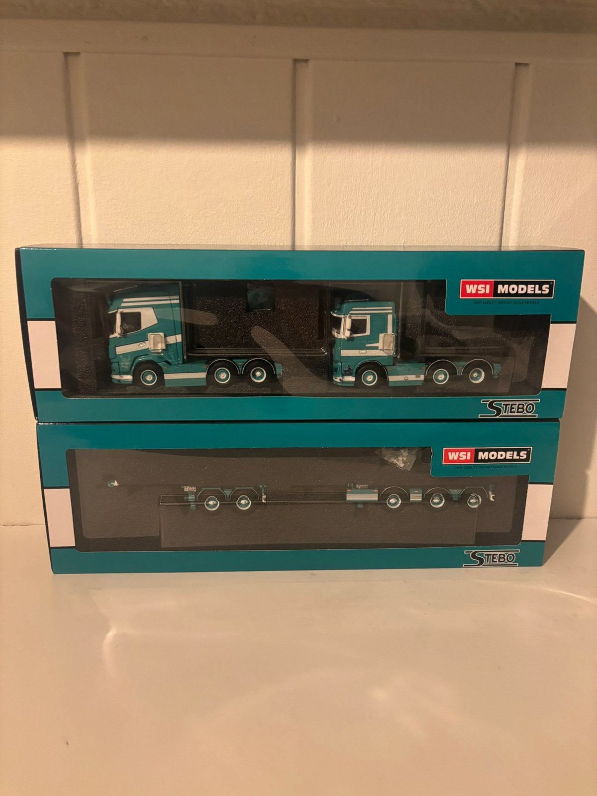 Wsi daf stebo set met chassis 5 as, Ophalen of Verzenden, Zo goed als nieuw, Bus of Vrachtwagen, Wsi