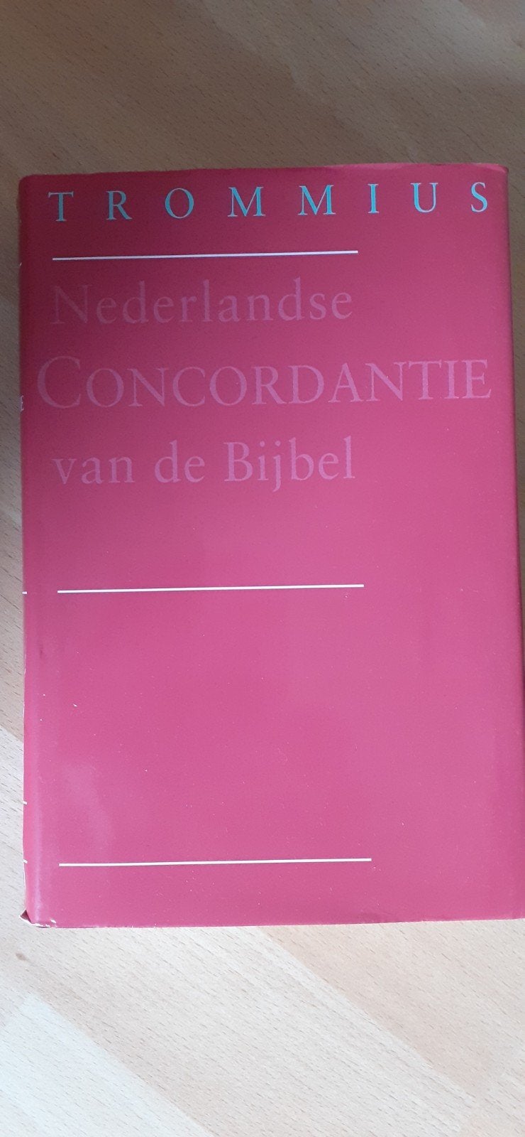Trommius Nederlandse Concordantie van de Bijbel, Boeken, Ophalen of Verzenden, Gelezen, Trommius, Christendom | Katholiek