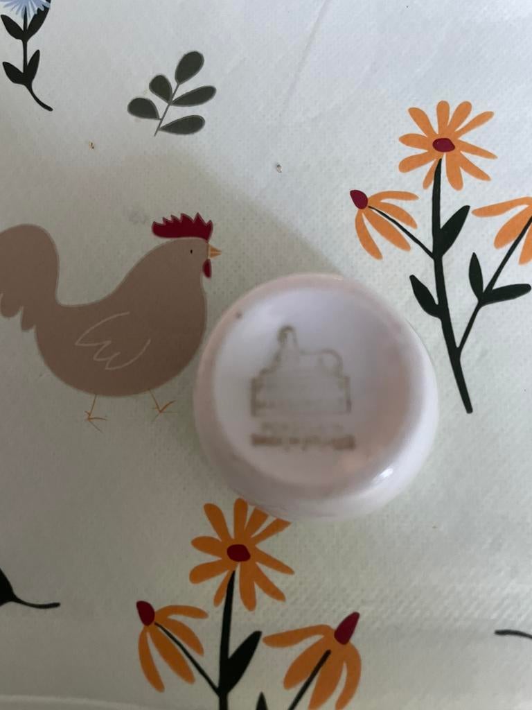 Petrus Regout porselein antiek eierdopje, Ophalen of Verzenden