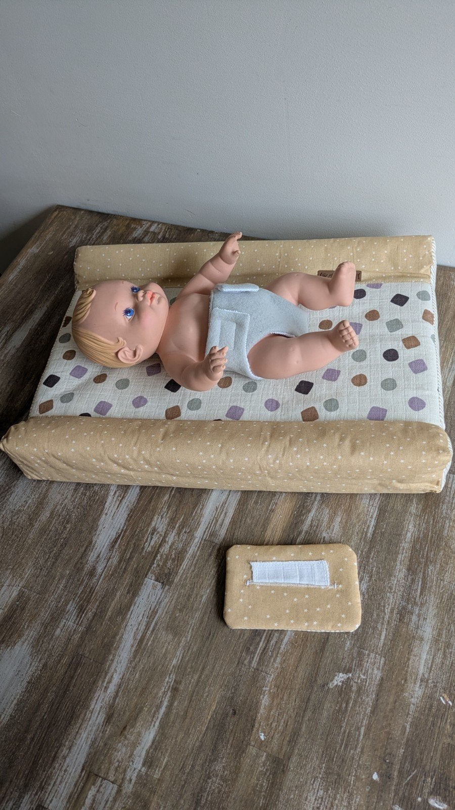 Poppenspullen kleine babypop Nieuw Handgemaakt, Ophalen of Verzenden, Nieuw, Babypop