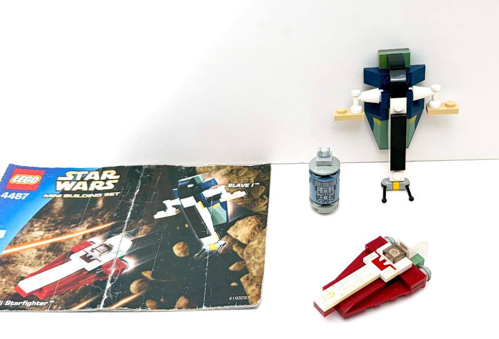 Lego Star Wars mini no. 4487: Jedi Starfighter & Slave 1, Gebruikt, Star Wars, Lego, Ophalen of Verzenden