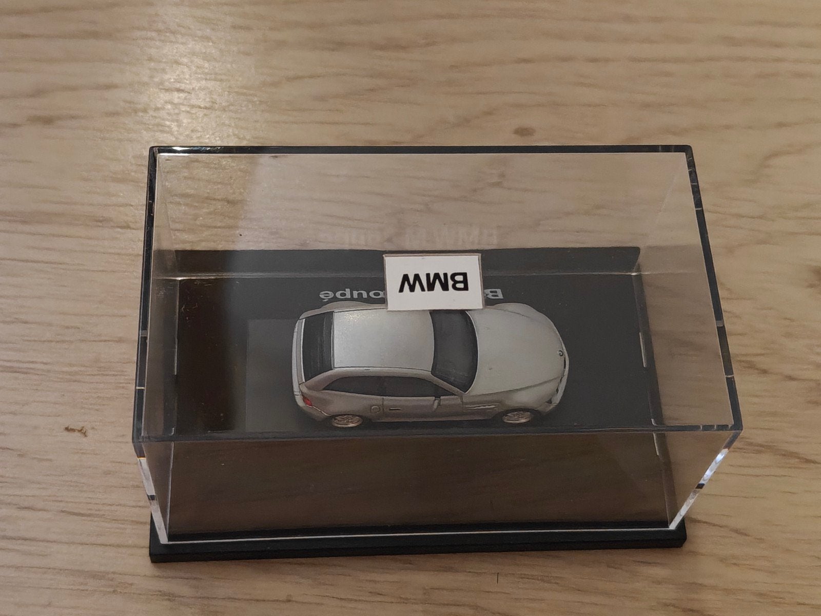 BMW M Coupé schaalmodel - Zilver - In doos, Ophalen of Verzenden, Zo goed als nieuw, Auto, Overige merken