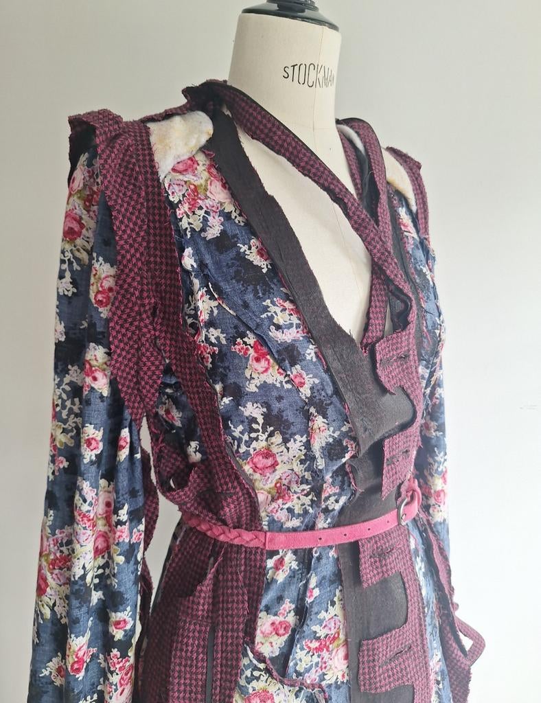 vintage deconstrueerde jas maat medium 36-40 vintage, Kleding | Dames, Maat 38/40 (M), Paars, Ophalen of Verzenden, Eucalyptus