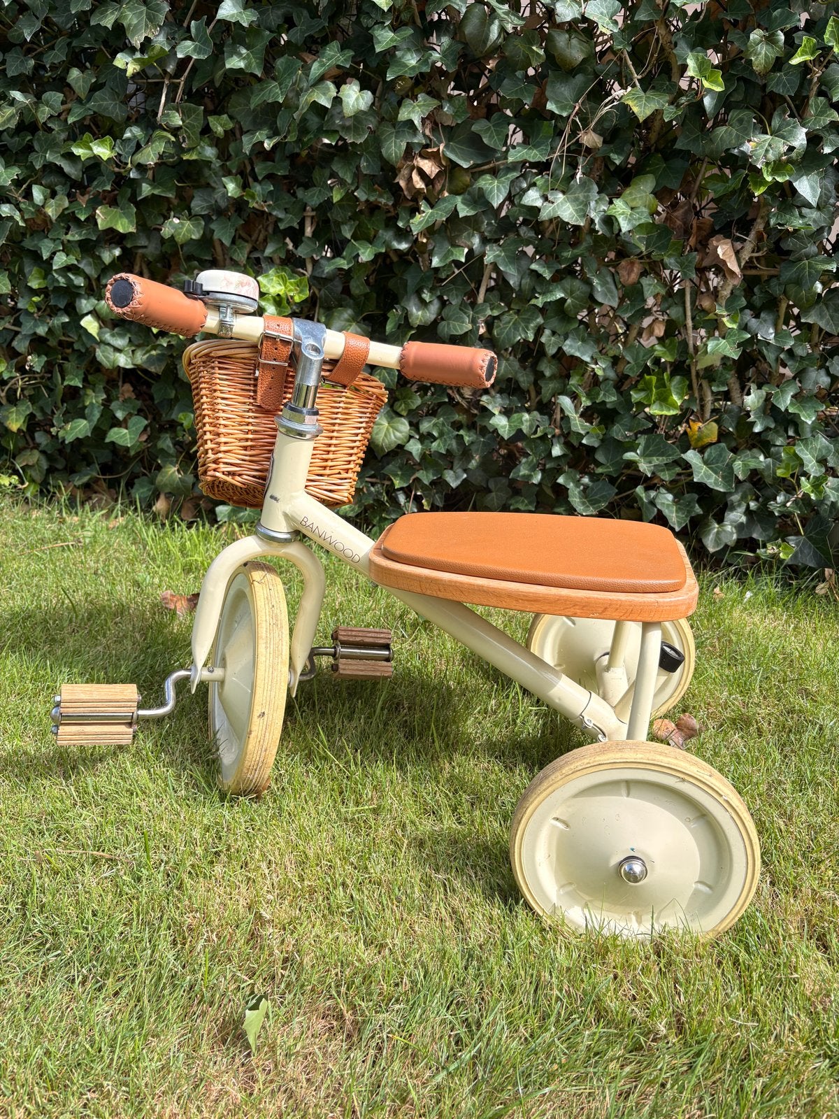 Banwood loopfiets/driewieler met duwstang - Zo goed als nieu, Ophalen, Zo goed als nieuw, Duwstang