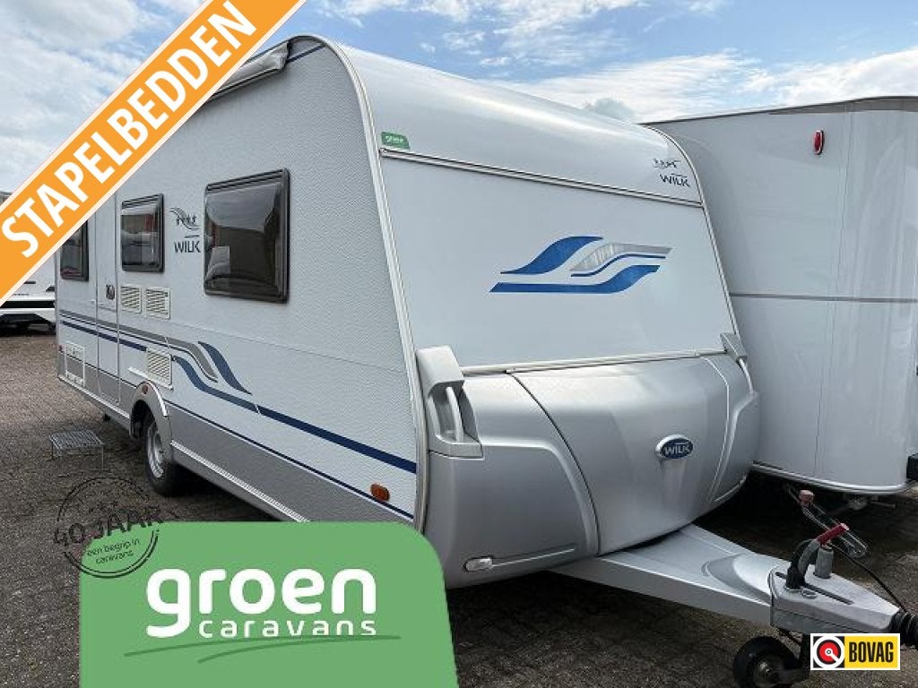 Wilk S4 Stapelbed / mover, Caravans en Kamperen, Caravans, Overige typen, Schokbreker, Bedrijf, Treinzit