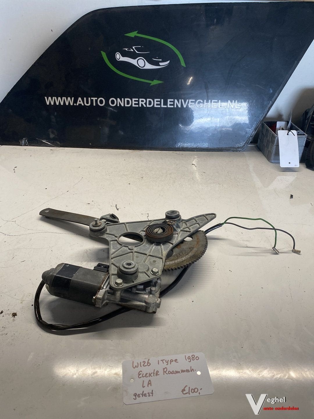 Mercedes W126 280SE 1980 Elektr Raammechanisme Linksachter, Auto-onderdelen, Ruiten en Toebehoren, Gebruikt, -, -, Ophalen of Verzenden