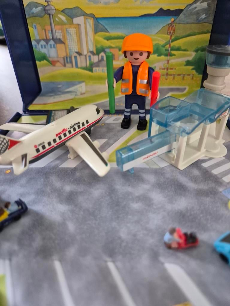 Playmobil Vliegtuig micro Set - Compact Vliegveld, Kinderen en Baby's, Speelgoed | Playmobil, Ophalen of Verzenden, Gebruikt
