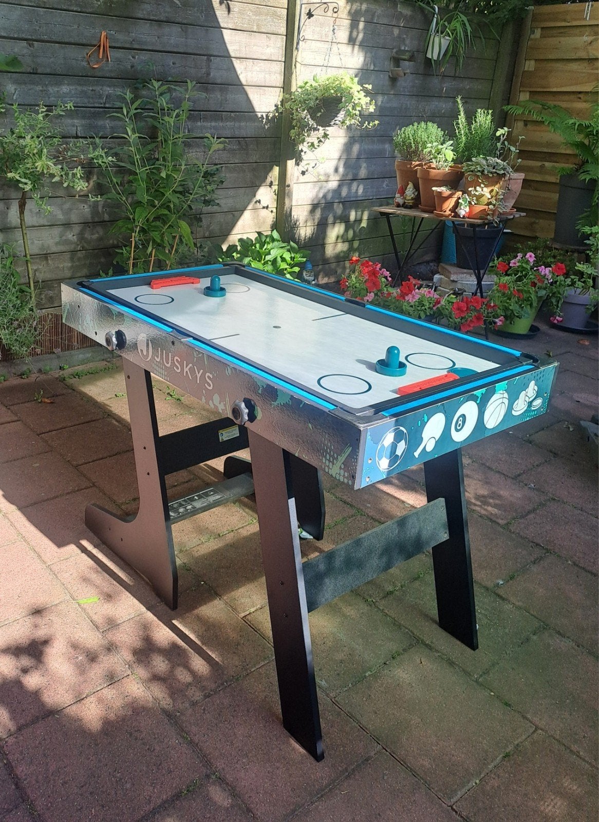 Als nieuw: Juskys opklapbare Speeltafel 4-in-1, Ophalen, Zo goed als nieuw