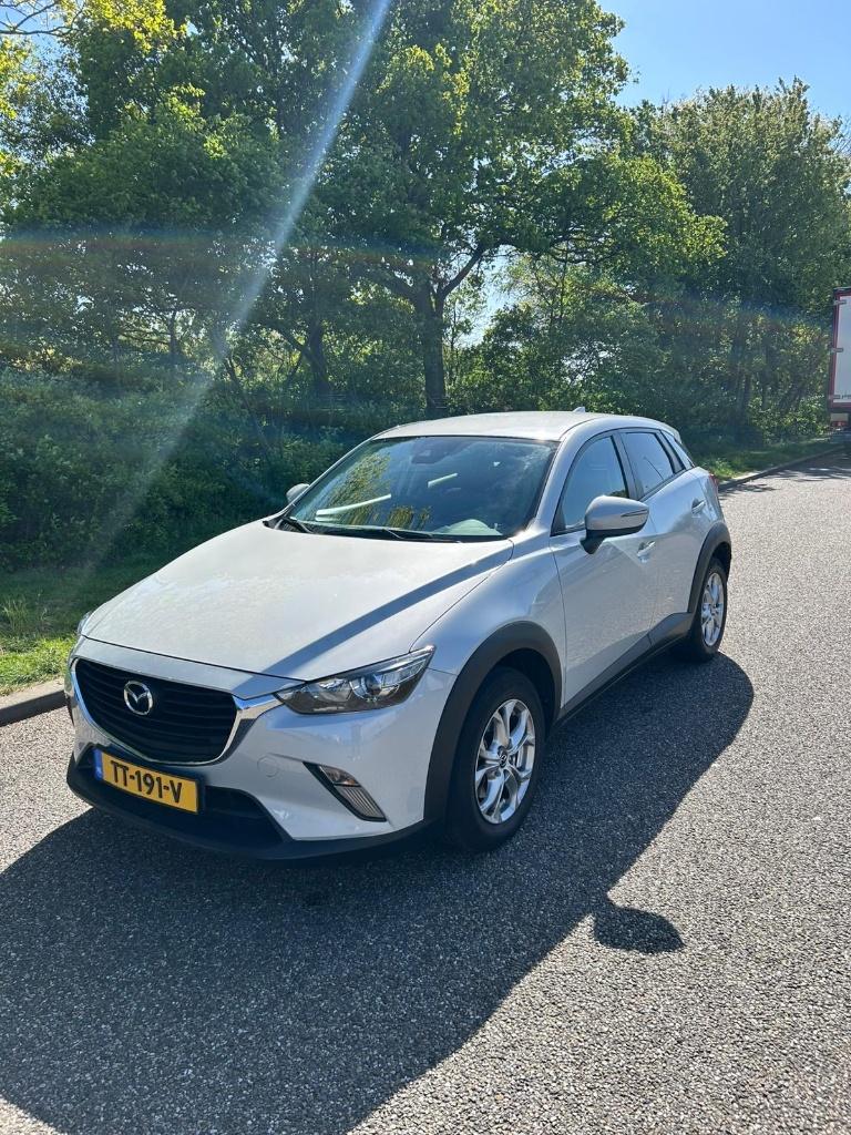 Mazda CX-3 2.0 Skyactiv-g 88KW AUT 2017 Wit, Auto's, 1998 cc, Stof, 625 kg, Zwart