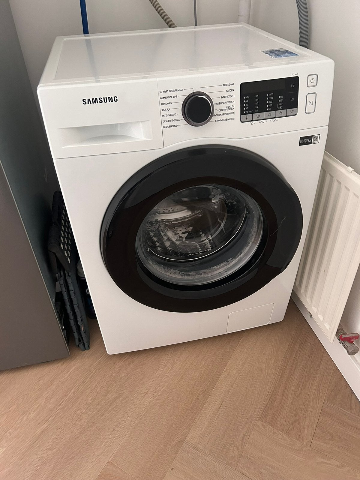 Wasmachine Samsung eco bubble, Witgoed en Apparatuur, Ophalen, Gebruikt, Voorlader, 85 tot 90 cm