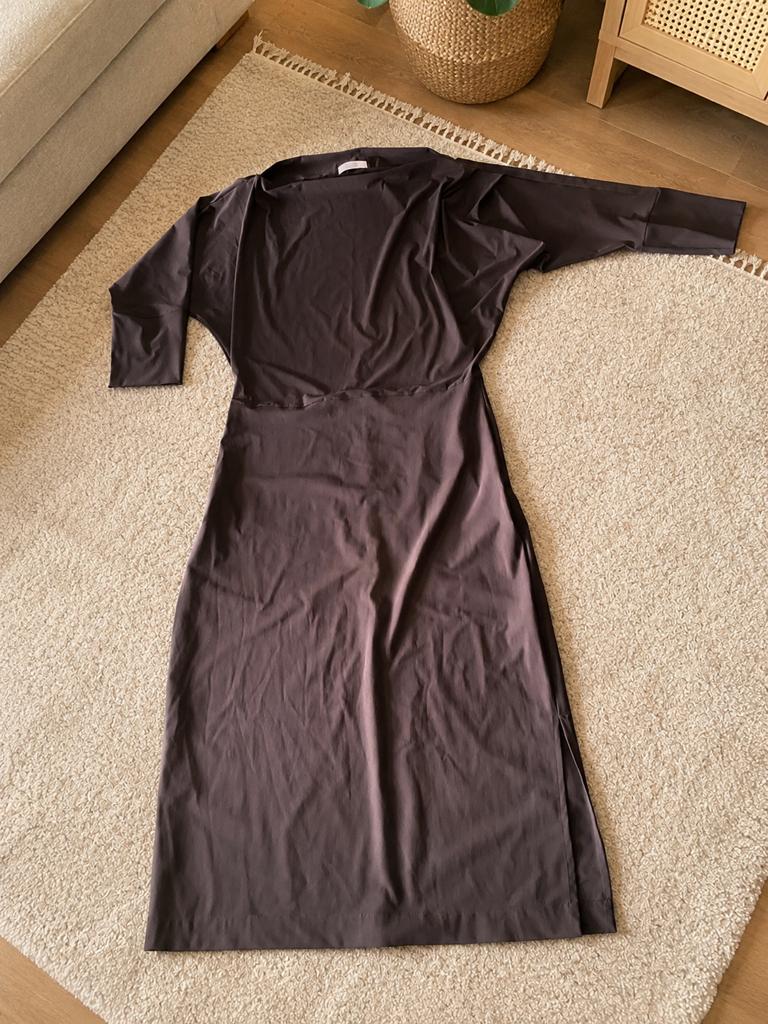 Studio Anneloes Ineke LS Dress Espresso XL, Kleding | Dames, Bruin, Maat 46/48 (XL) of groter, Ophalen of Verzenden, Zo goed als nieuw