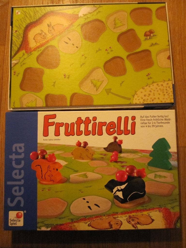 Frutirelli bordspel van Selecta., Drie of vier spelers, Ophalen of Verzenden, Zo goed als nieuw, Selecta