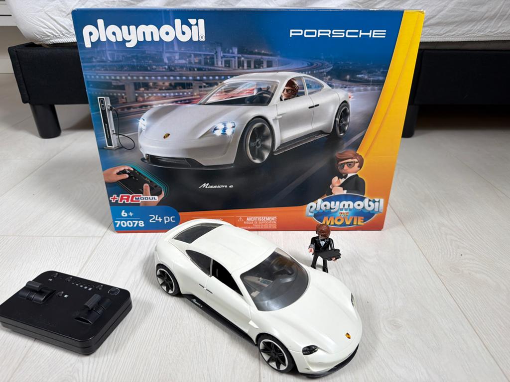 Playmobil Porsche Mission E met RC-module (70078), Ophalen of Verzenden, Zo goed als nieuw, Afstandsbediening