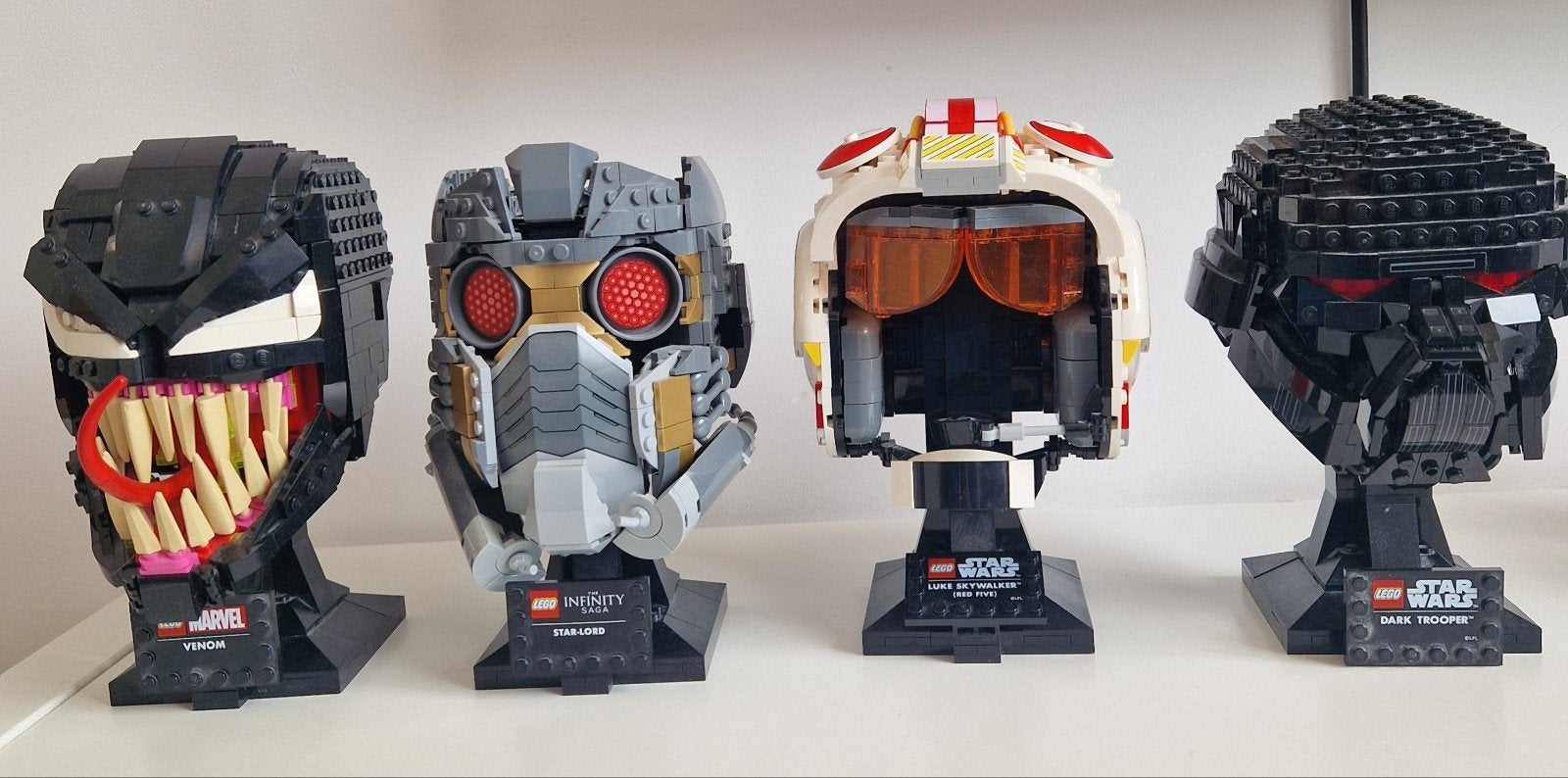 4 lego hoofden, Ophalen of Verzenden, Zo goed als nieuw, Overige merken