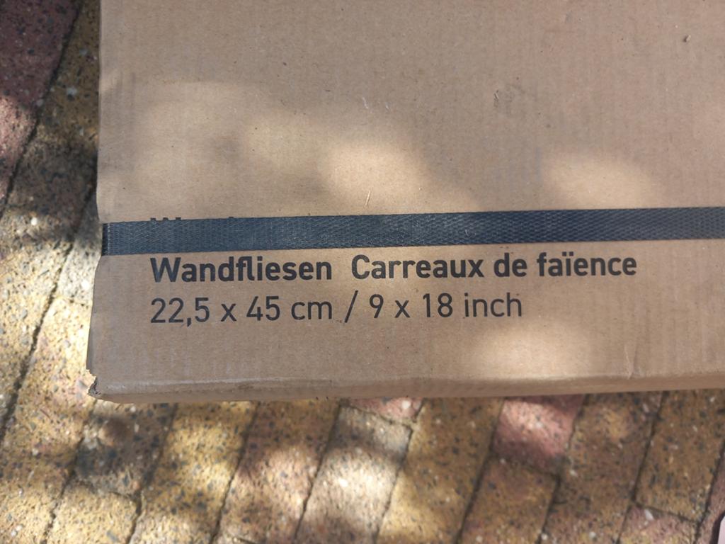 Mosa grote wandtegels, Doe-het-zelf en Verbouw, Tegels, Ophalen, 40 tot 60 cm, Nieuw, 20 tot 40 cm