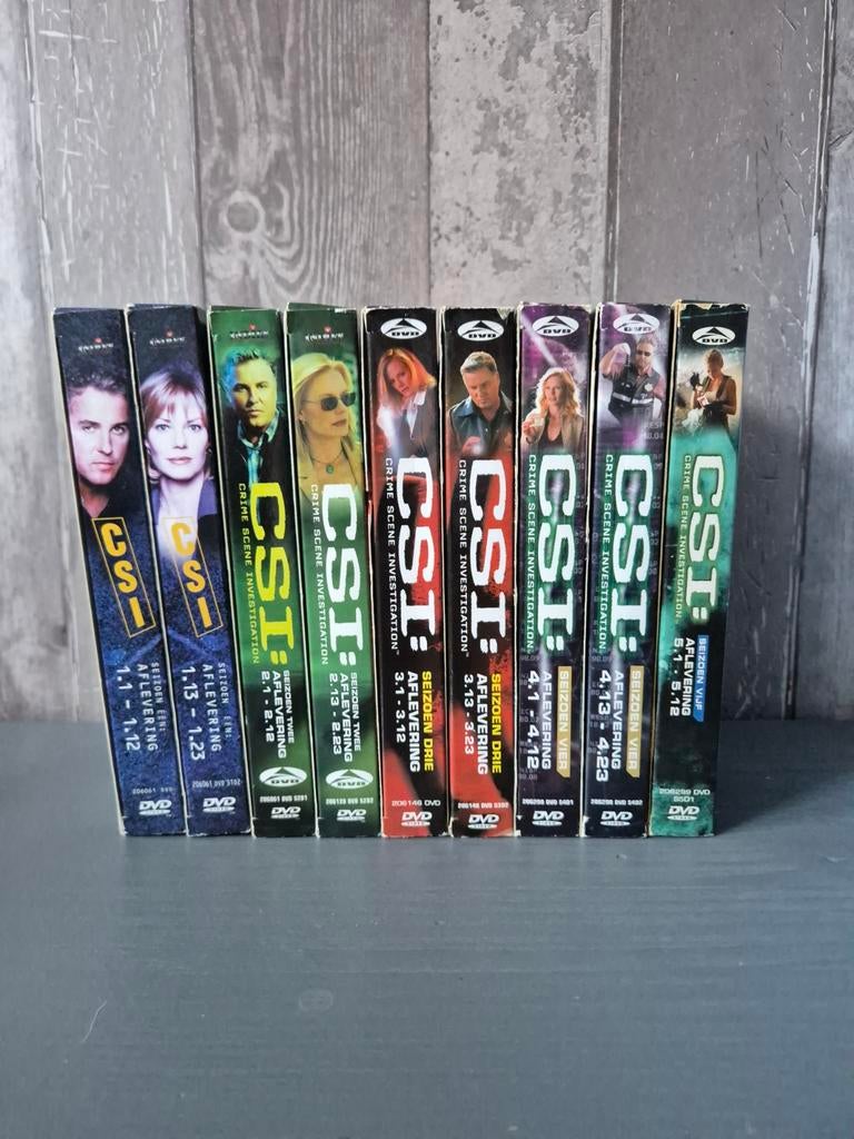CSI: Crime Scene Investigation Seizoen 1-5, Gebruikt, Boxset, Ophalen of Verzenden, Vanaf 12 jaar