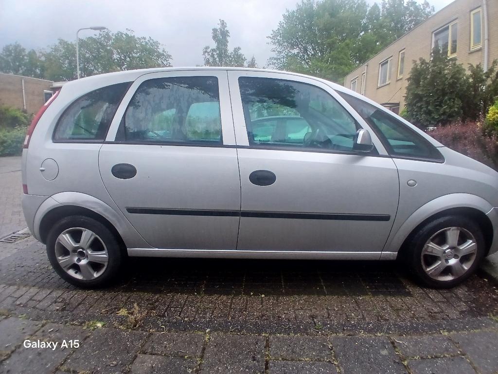 Opel Meriva 1.6 8V 2004 Grijs, 4 cilinders, Origineel Nederlands, 1200 kg, Handgeschakeld