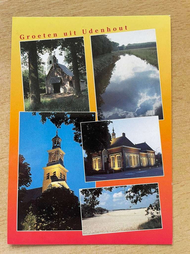 Groeten uit Udenhout ongelopen, Verzamelen, Ansichtkaarten | Nederland, Ophalen of Verzenden, 1960 tot 1980, Ongelopen, Noord-Brabant