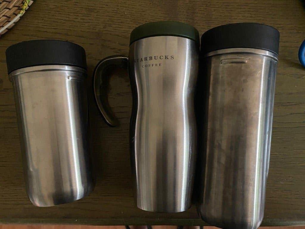 2 Nespresso + 1 Starbucks, Ophalen of Verzenden, Metaal, Meerkleurig, Overige merken