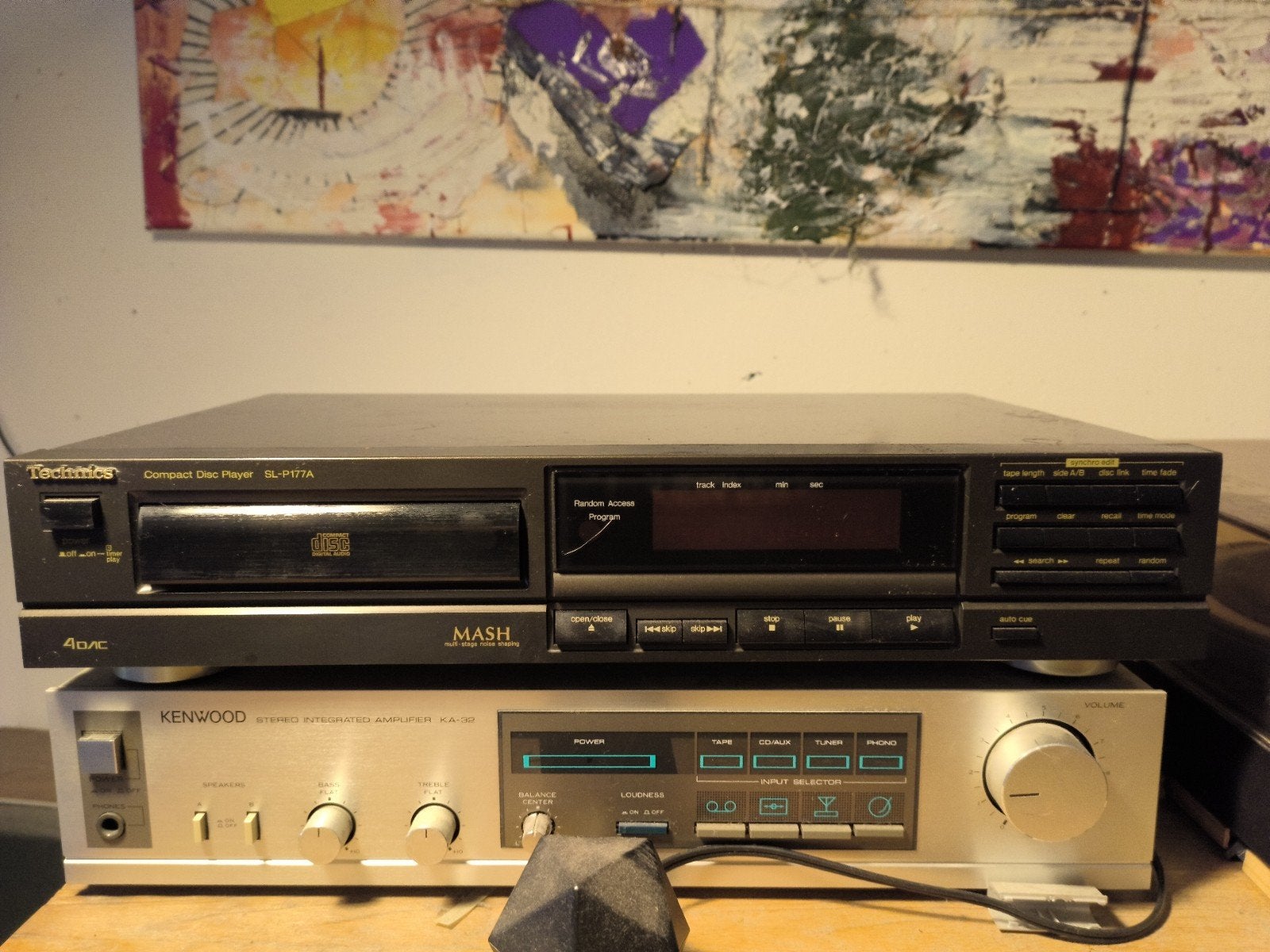 Technics SL-P177A Compact Disc Speler - Vintage CD-speler, Audio, Tv en Foto, Cd-spelers, Ophalen of Verzenden, Gebruikt, Technics