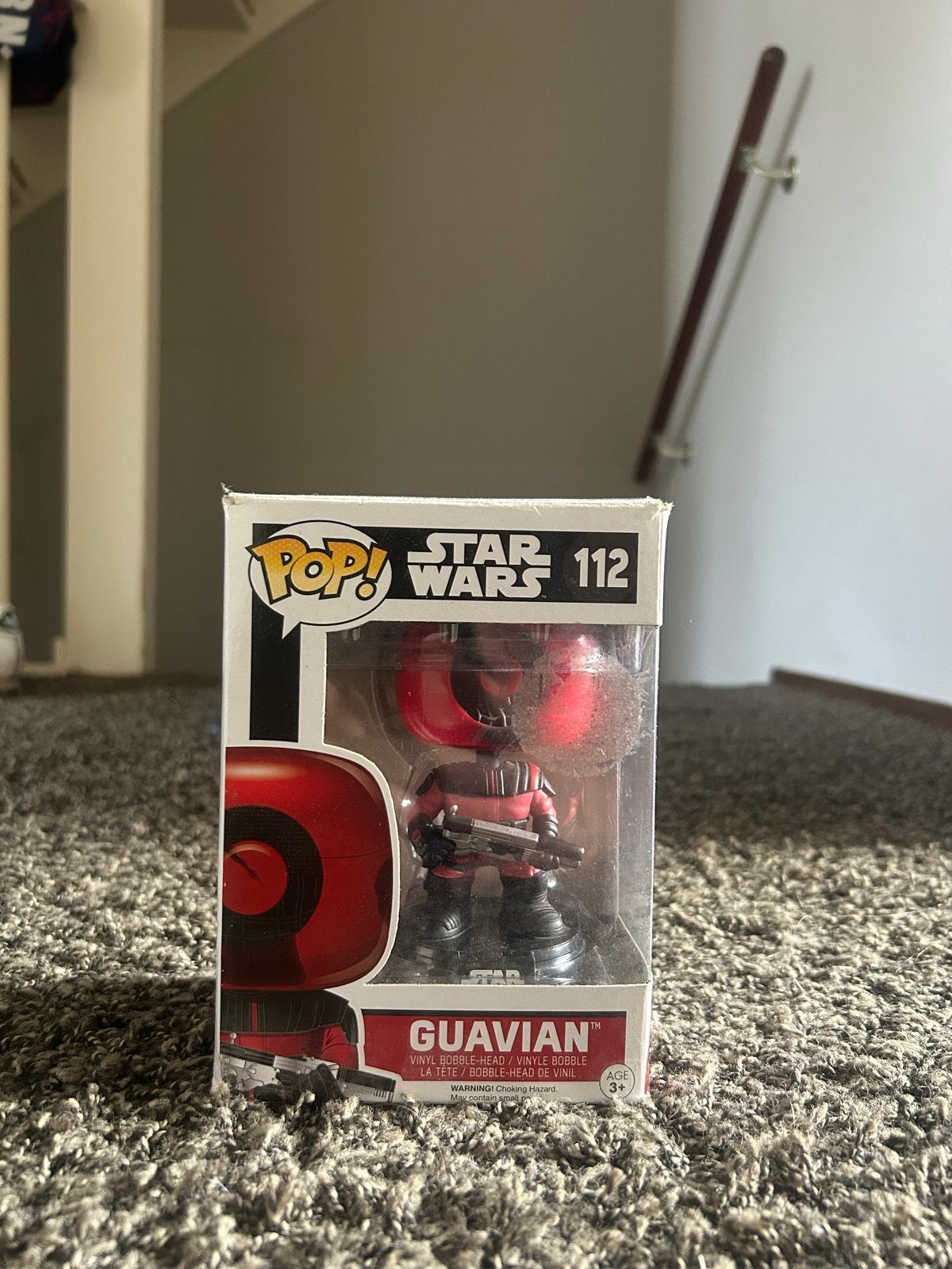 Funko Pop Star Wars Guavian (doos schade), Ophalen of Verzenden, Gebruikt