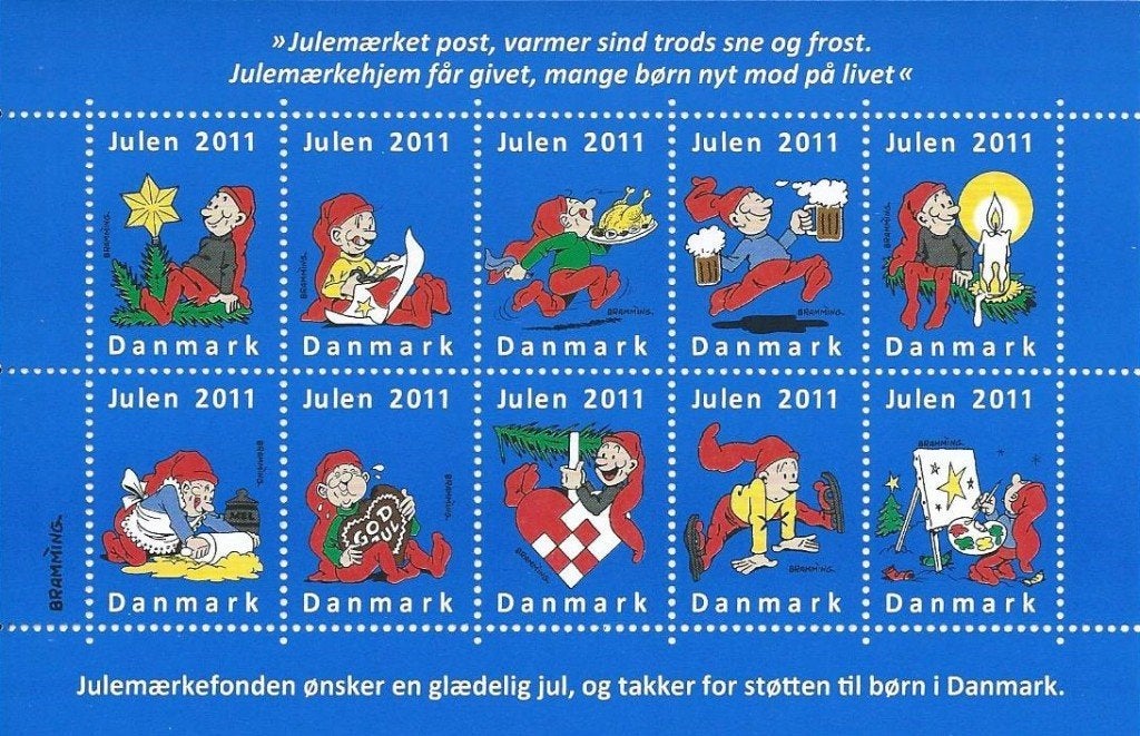 Denemarken - Kerst 2011 - Drukproces - Setje - Postfris, Ophalen of Verzenden, Denemarken, Postfris