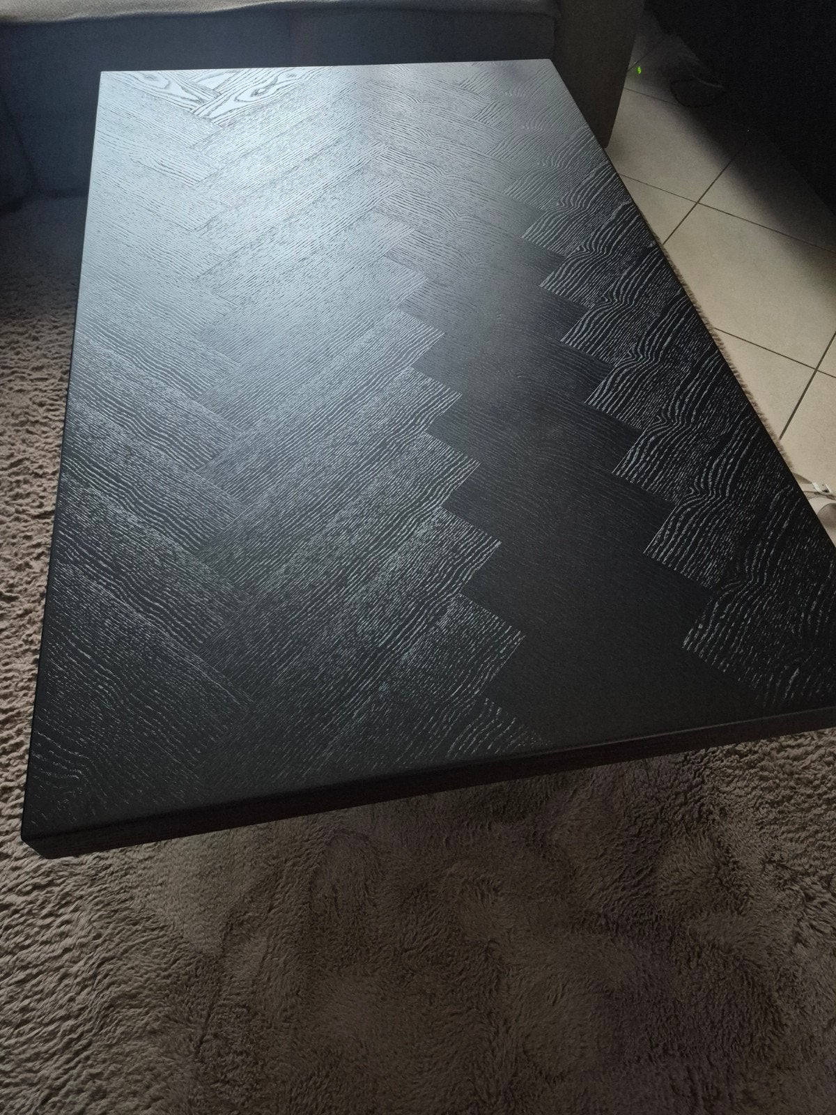 zwart salontafel, Ophalen, 100 tot 150 cm, 50 tot 100 cm, Zo goed als nieuw