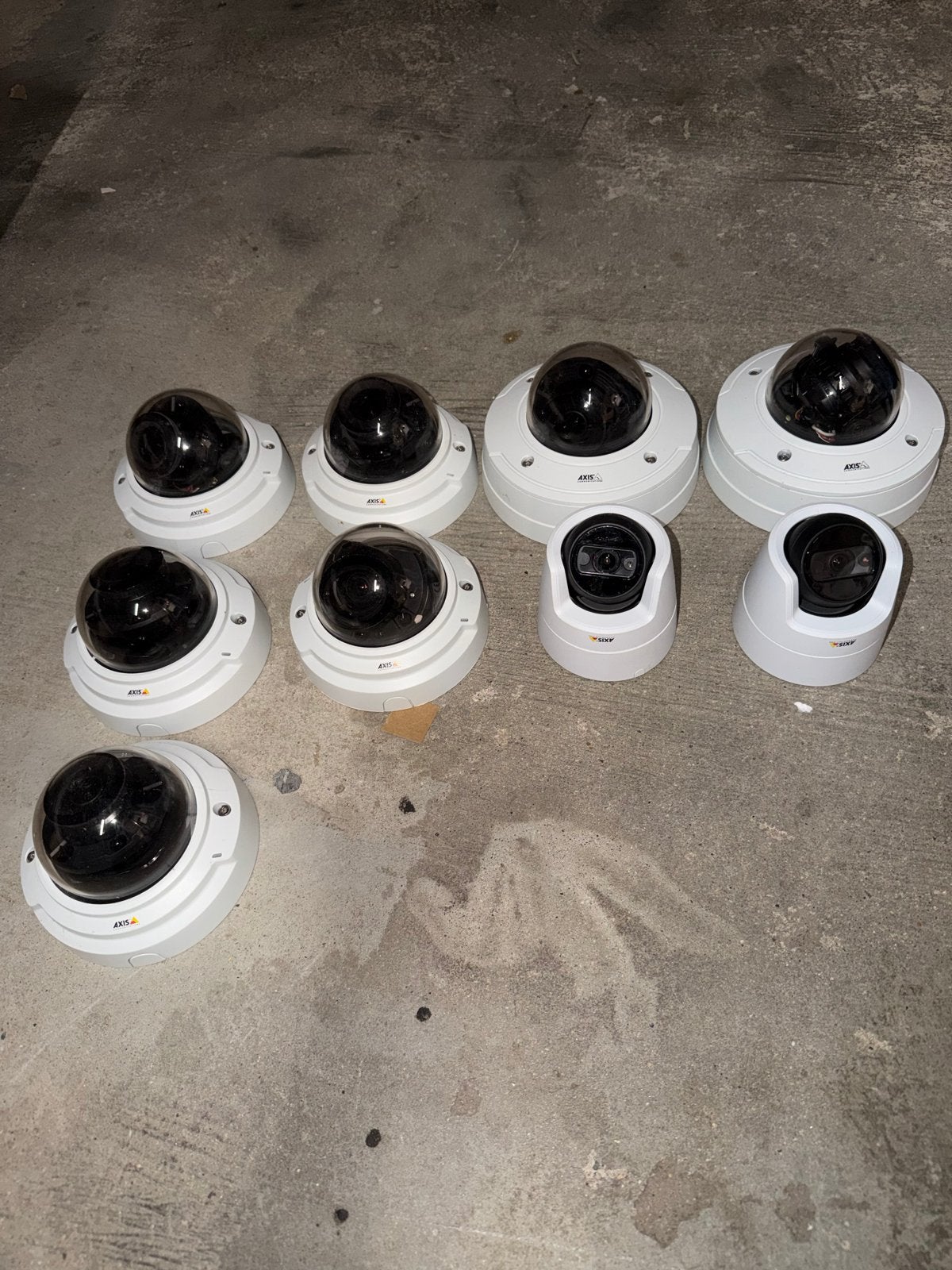 Diverse Axis camera's werkend gedemonteerd., Ophalen, Gebruikt, Buitencamera