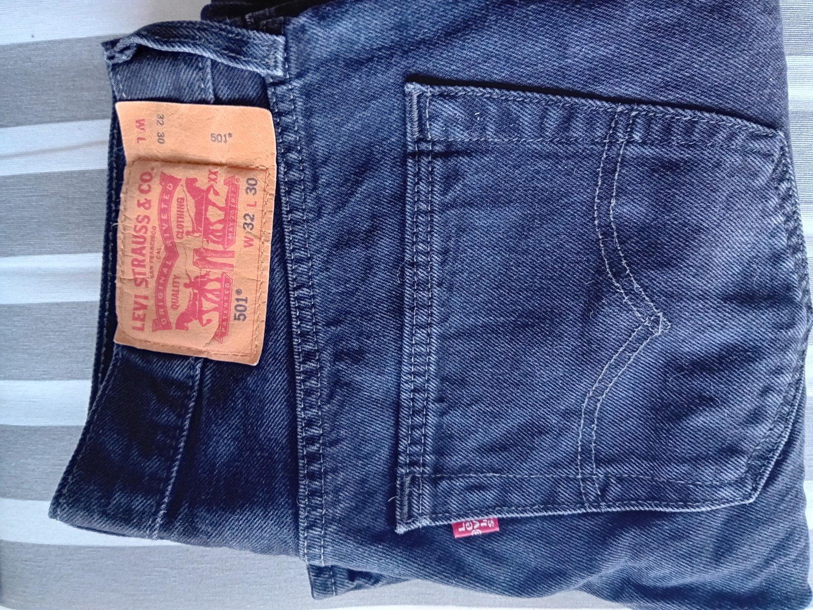 Levis 501 Dames Jeans W32/L30 - Zwart/Grijs, Zwart, Nieuw, Ophalen of Verzenden, W30 - W32 (confectie 38/40)