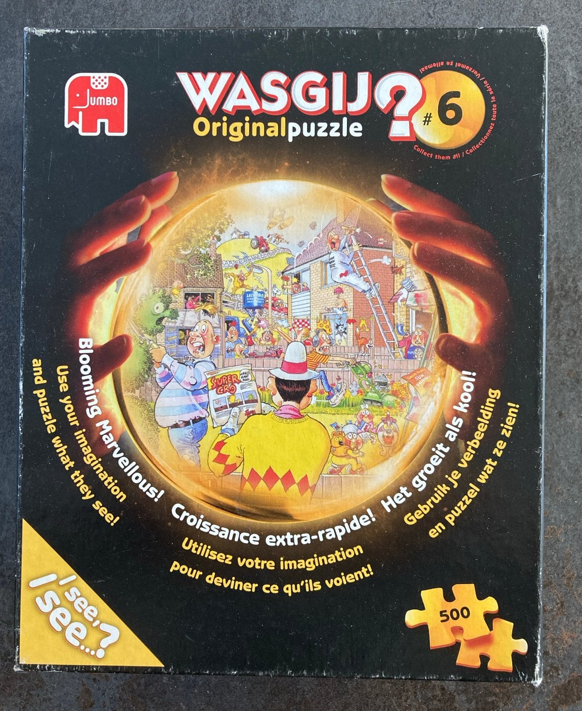 Wasgij Original 6: Blooming Marvellous! 500 stukjes, Ophalen of Verzenden, 500 t/m 1500 stukjes, Gebruikt, Legpuzzel