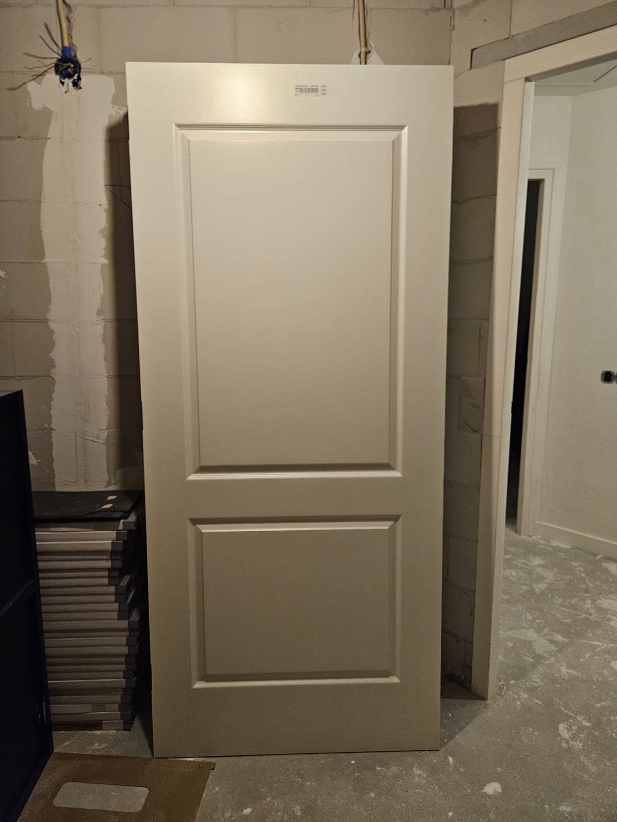 Nieuwe binnendeur wit 9010, 200-215 cm hoog, 80-100 cm breed, Ophalen, 80 tot 100 cm, Binnendeur, Nieuw
