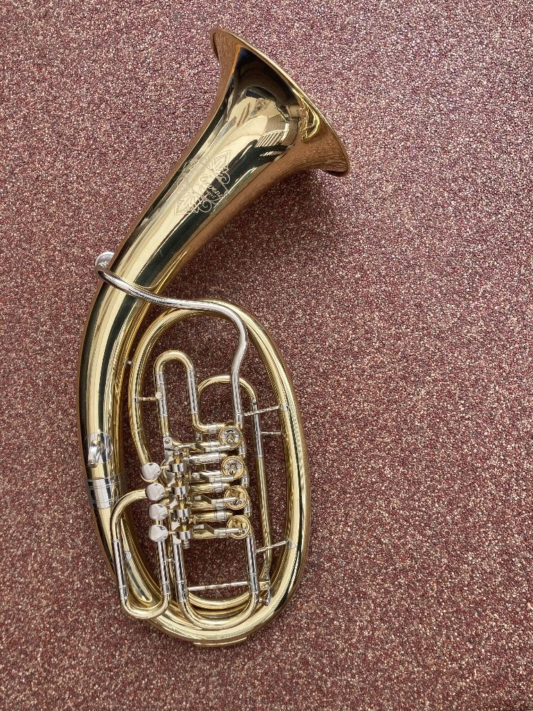 Euphonium/tenorhoorn Cerveny ATH-821, Muziek en Instrumenten, Ophalen, Zo goed als nieuw, Euphonium of Tenortuba, Met koffer of draagtas