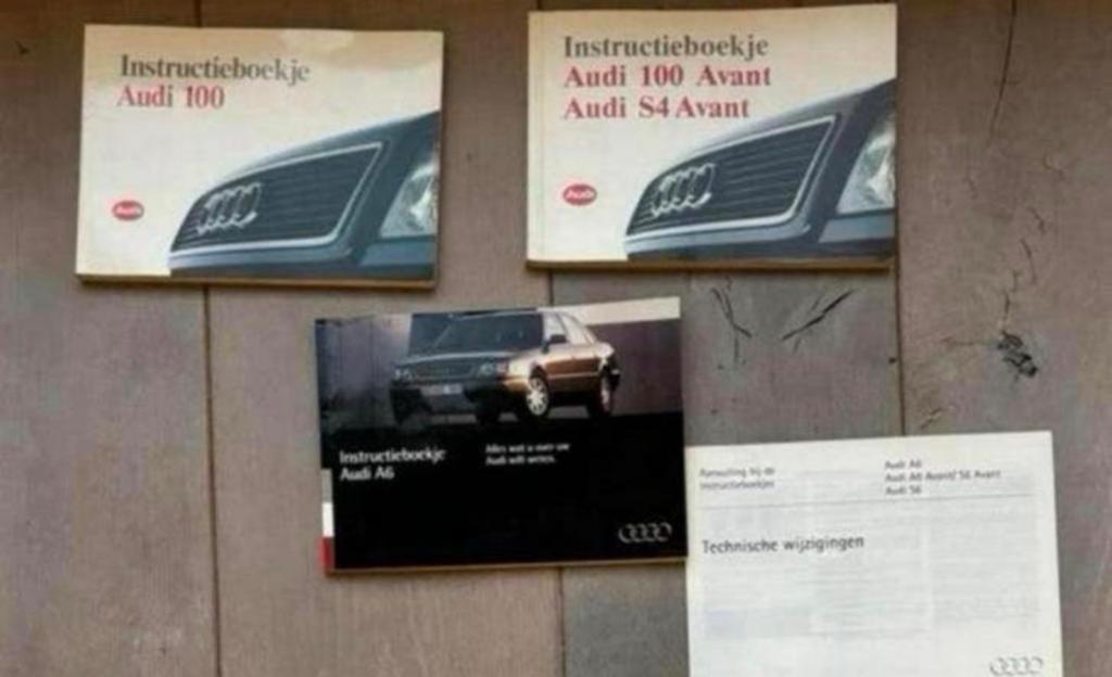 Audi 100 & Audi A6 wageninstructieboekjes 1991,’92 & ‘94, Auto diversen, Handleidingen en Instructieboekjes, Ophalen of Verzenden