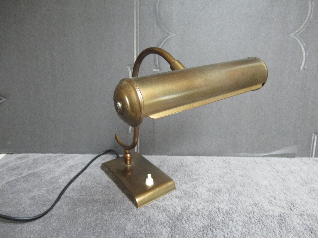 Piano / Notarislamp Heca jaren 60/70, Ophalen of Verzenden