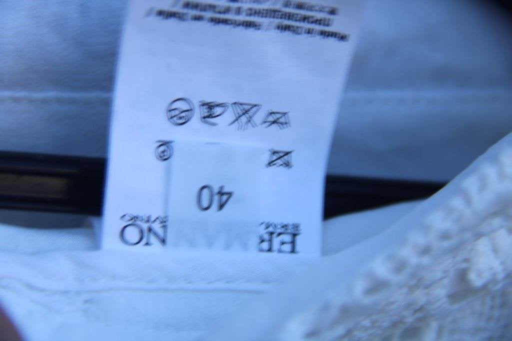 Broek offwhite Ermanno scervino kant mt 40 Vaste prijs, Maat 38/40 (M), Wit, Ophalen of Verzenden, Zo goed als nieuw