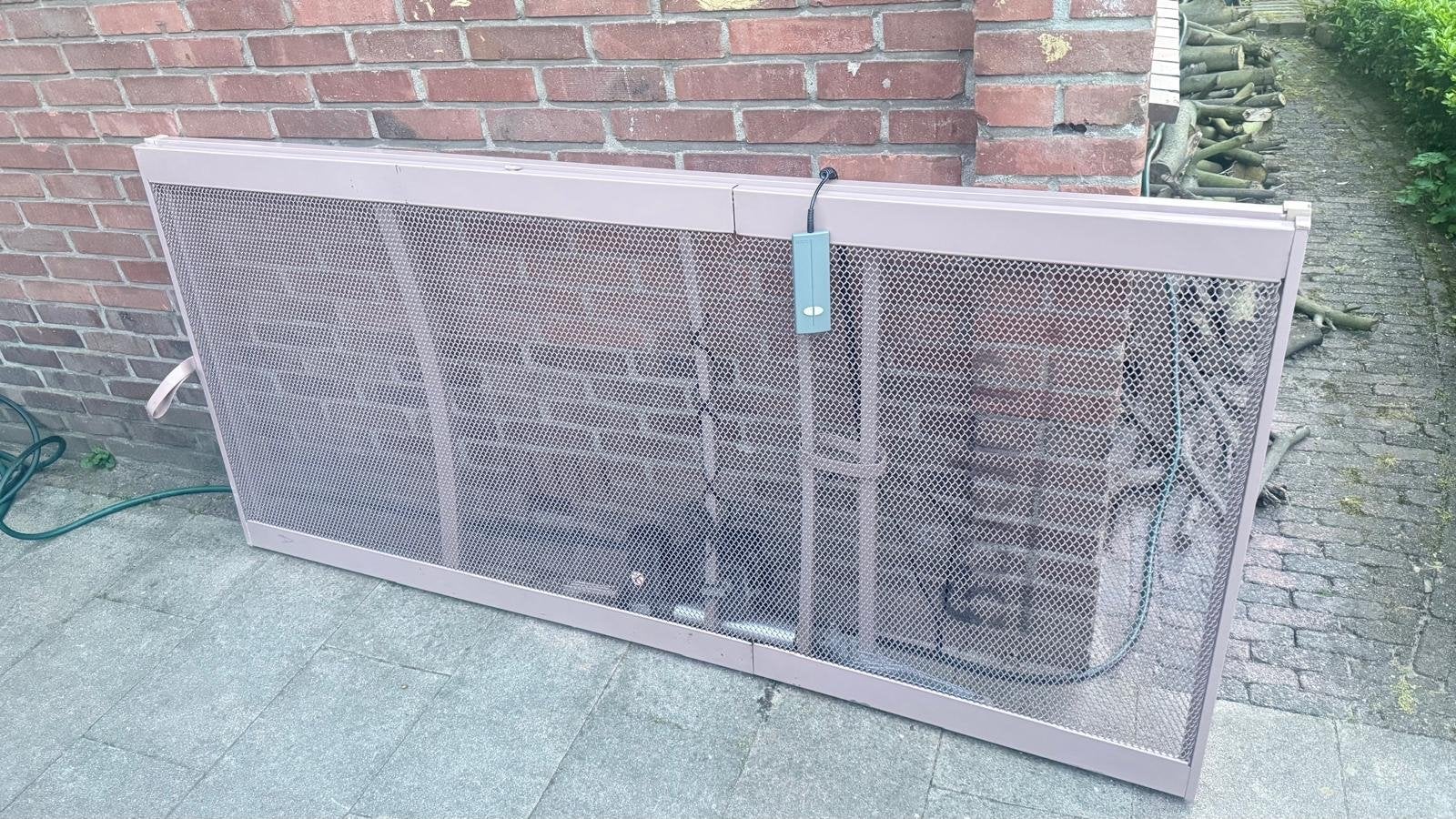 Auping bedspiraal elektrisch hoofdeinde, Huis en Inrichting, Ophalen, 90 cm, Eenpersoons, Hout
