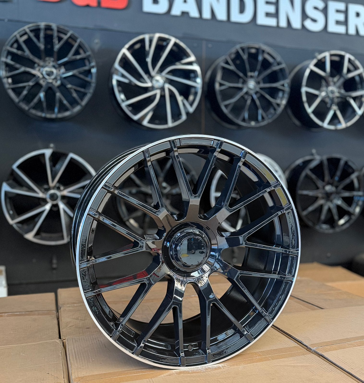 21 inch amg look velgen 5x112 Mercedes e s cls glc gle gls, 255 mm, Velg(en), Nieuw, Personenwagen