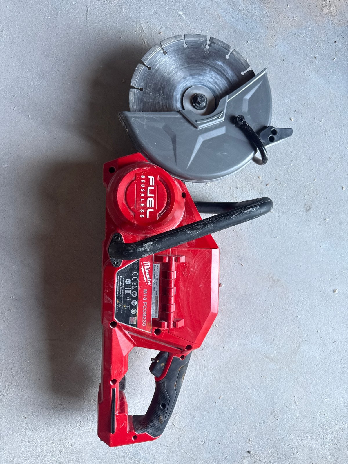 Milwaukee M18 FCOS230 Accu Doorslijper, Doe-het-zelf en Verbouw, 70 mm of meer, Overige typen, Ophalen of Verzenden, Zo goed als nieuw